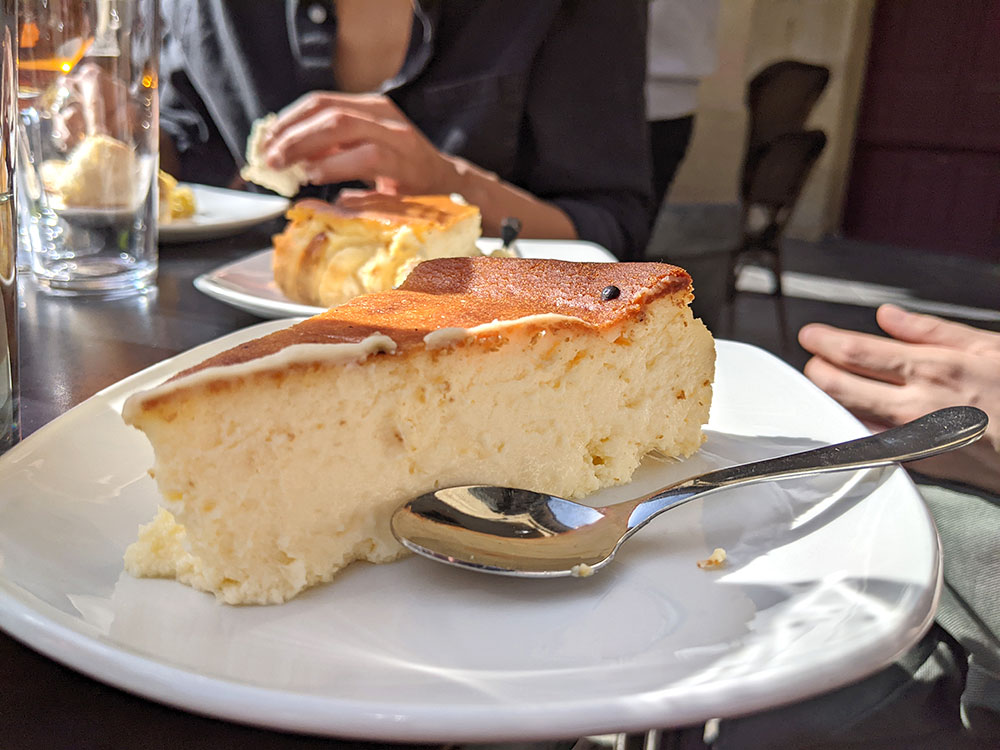 tarta de queso de san sebastián