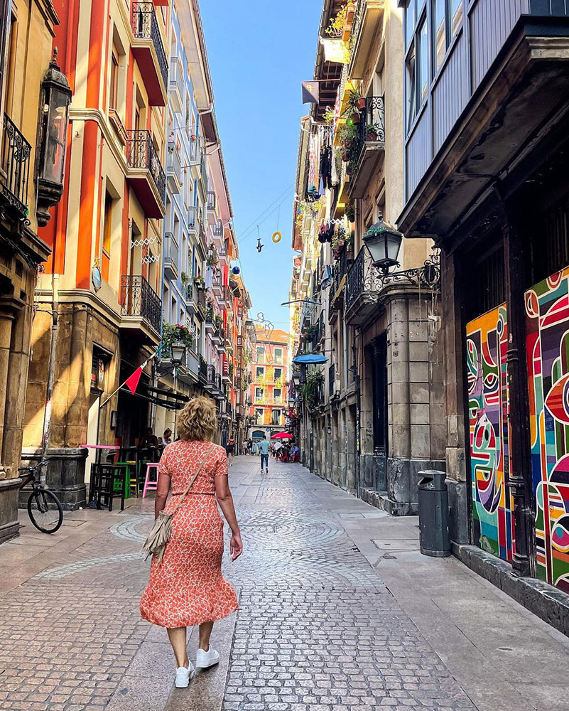 Shops in the Casco Viejo of Bilbao