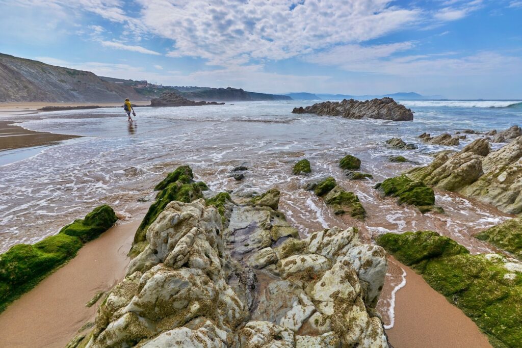 Playa de Azkorri, cerca de Bilbao