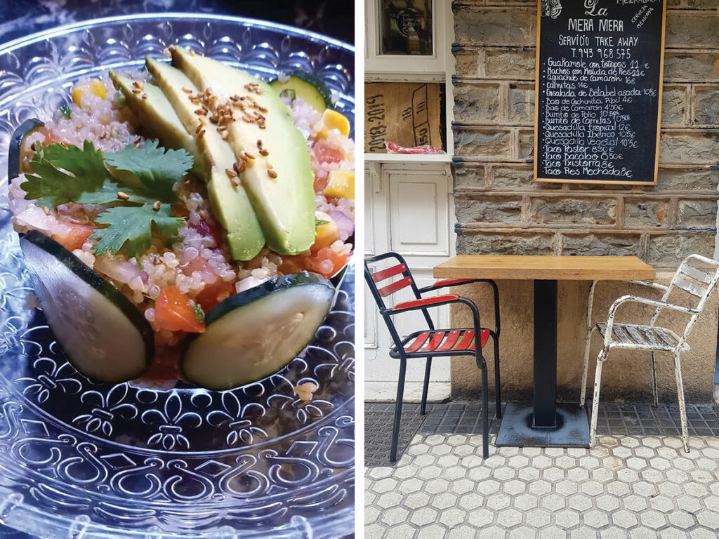 Restaurante La Mera Mera en el barrio Antiguo de San Sebastián