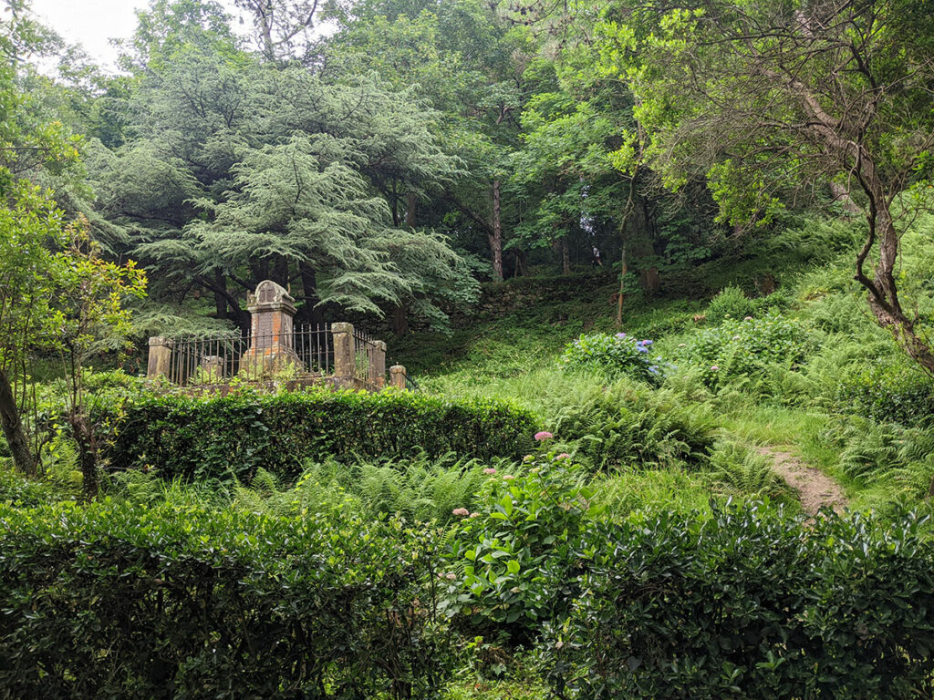 The Cementerio de los Ingleses on Monte Urgull in San Sebastian