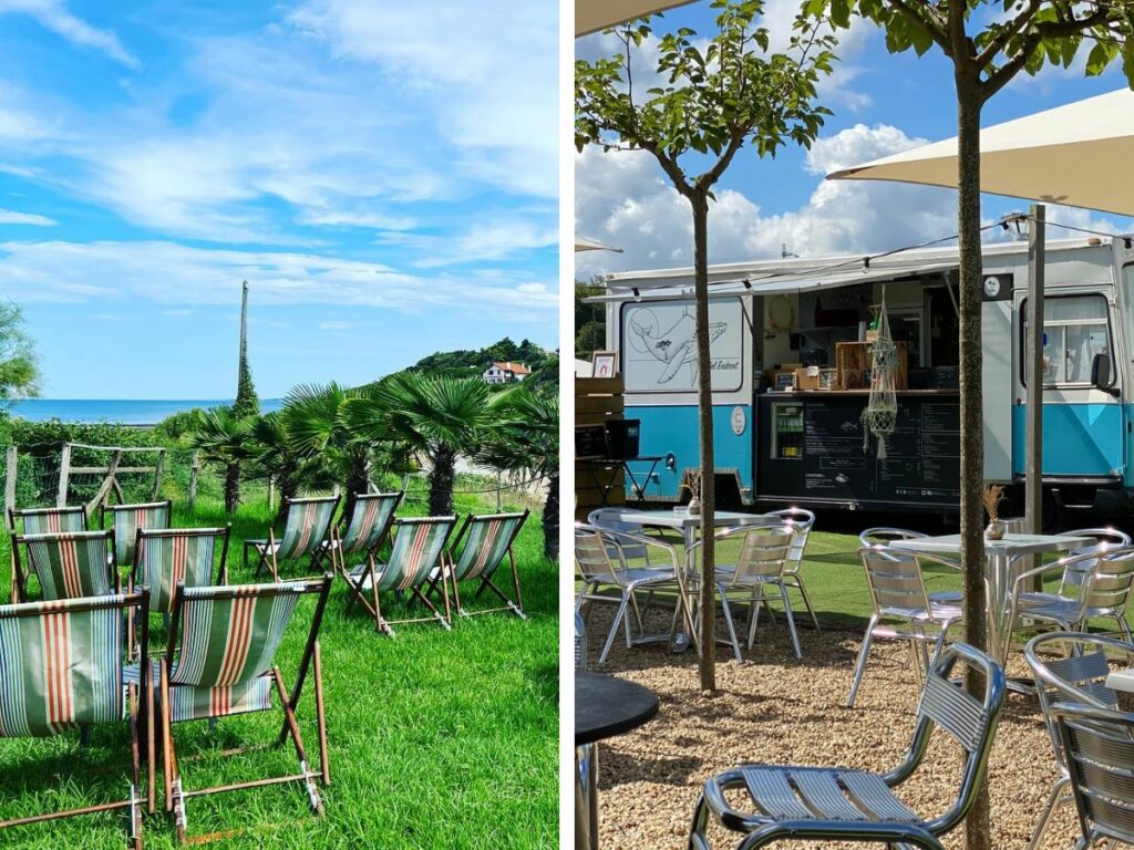 Le Bel Endroit Beach Bar in San Jean de Luz