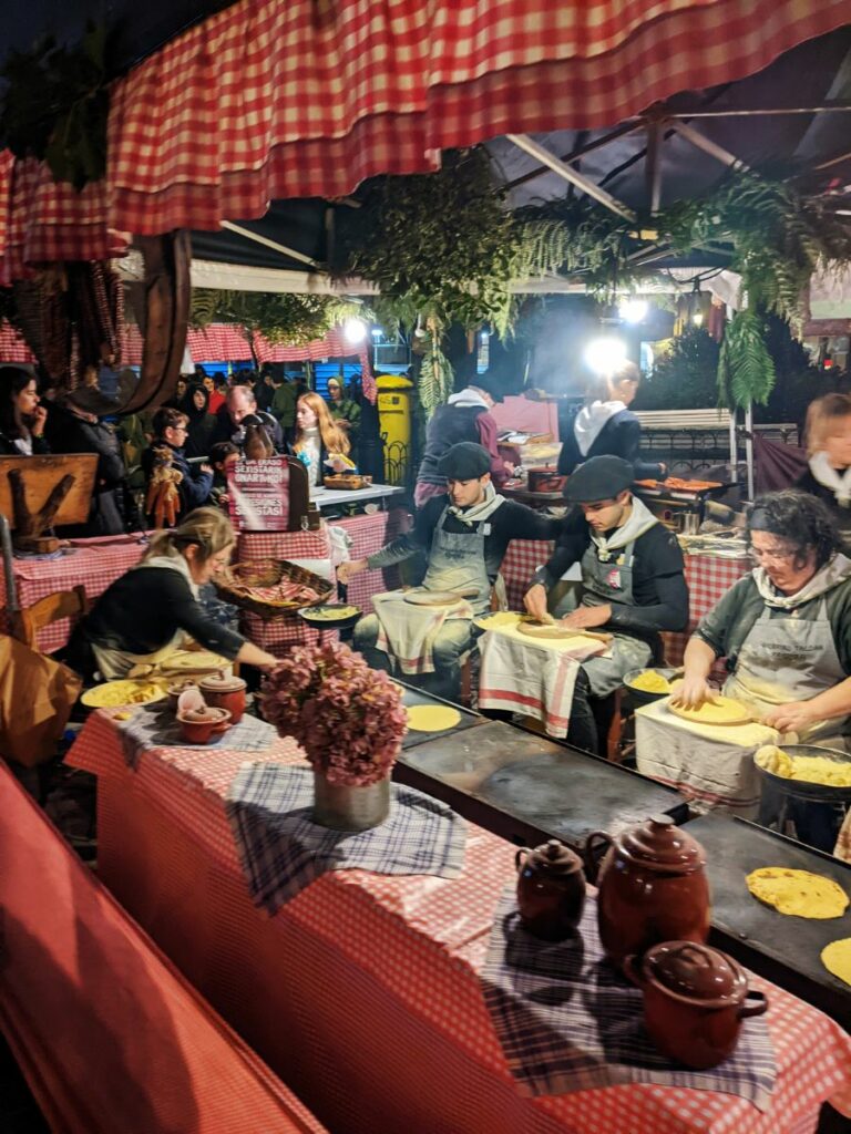 Talos being made in San Sebastian on Santo Tomas Day