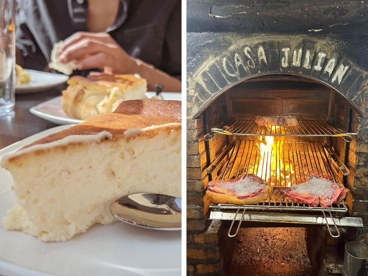 San Sebastian cheesecake and txuletas from Casa Julian