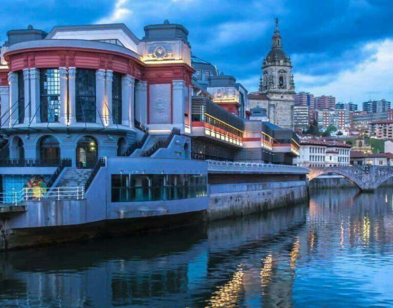 The The River Nervión in Bilbao