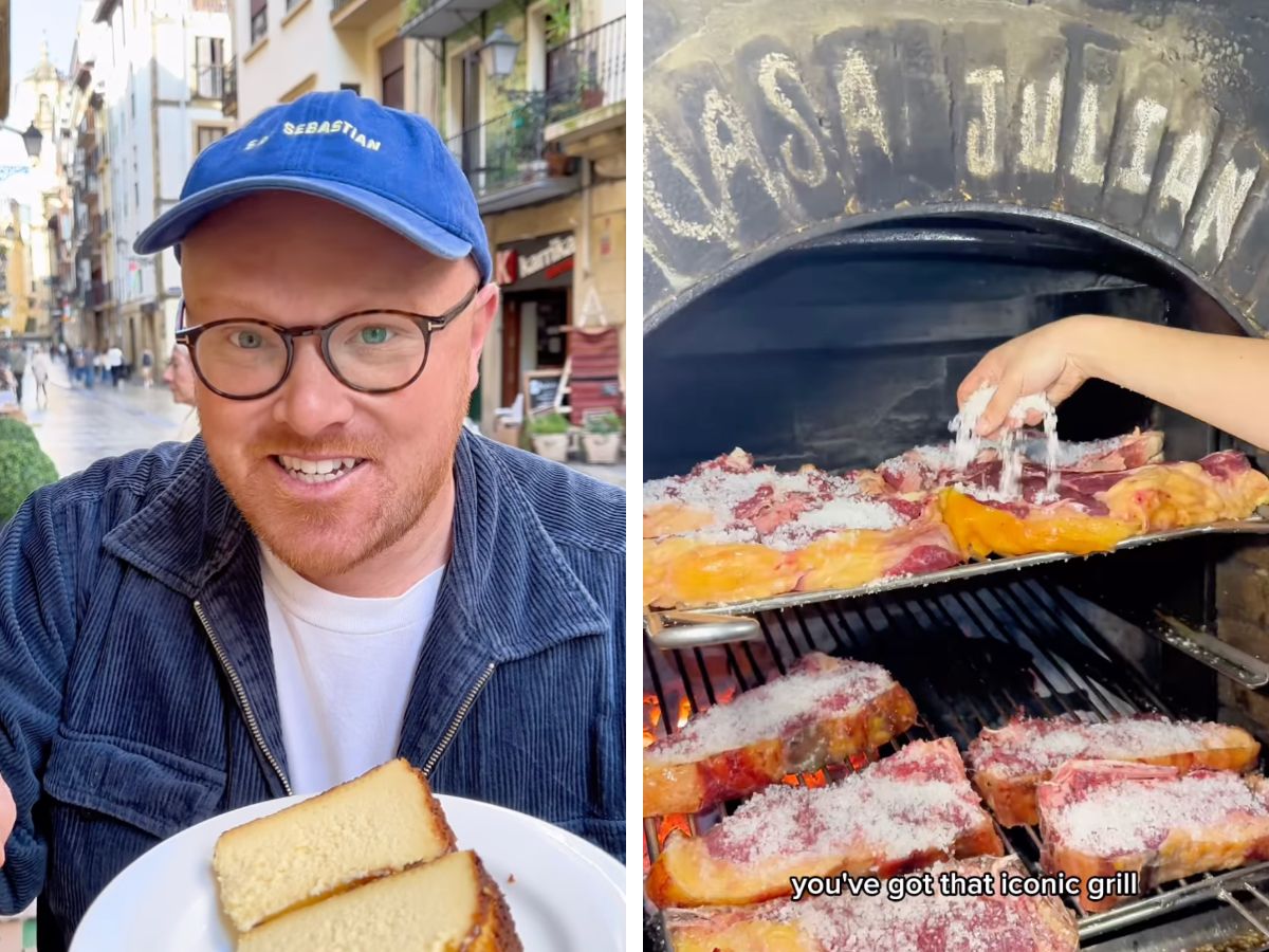 Foodie Influencer eatingwithtod trying some of the best restaurants in the Basque Country